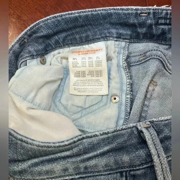 Citizens Of Humanity Size 28 Blue Denim Rocket  Skinny Jeans - Picture 4 of 6